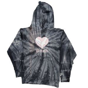 BSR By Samii Ryan Dolls Kill/Revolve Women Hoodie Let Us Be Us black tie dye